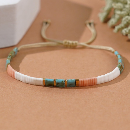 Cross-Border Hot-Selling Fashion Jie Li TILA Bead Bracelet Retro Ethnic Style Hand-Woven Fashionable Bracelet Treasure Gift