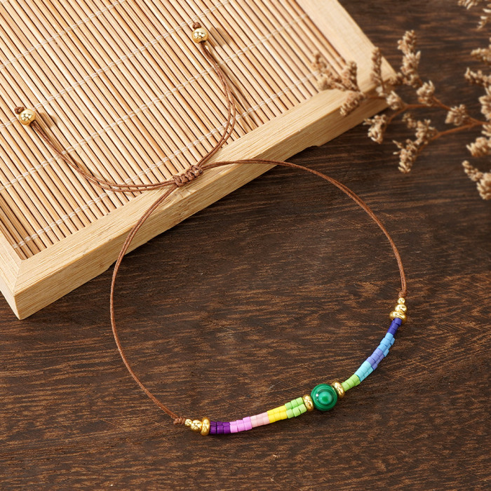 Custom Fashion Versatile Multicolored Tibetan Beaded Bracelet for Women, Personalized Bracelet with High-end Feel, Wo...