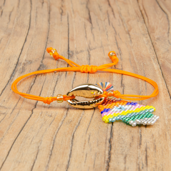 Mexican Frida Pattern Miyuki Bracelet for Women Bohemian Style Adjustable Ethnic Beaded Bracelet