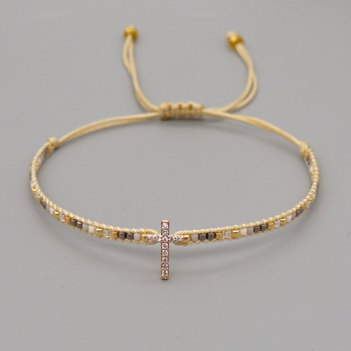 Brilliant Hip-Hop Style Colorful Gemstone Bracelet Micro-Inlaid Rainbow Zirconia Sparkling Diamond Clasp Bracelet Gold Australian Factory Direct Sale Jewelry