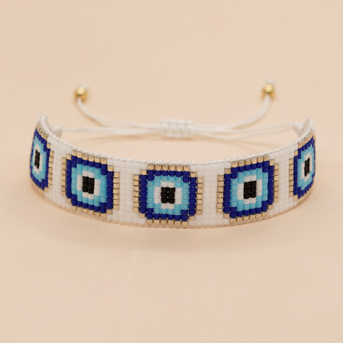 Hand-woven Pearl Bracelet AliExpress Hot-selling Round Devil's Eye Miyuki Bracelet Set New Model