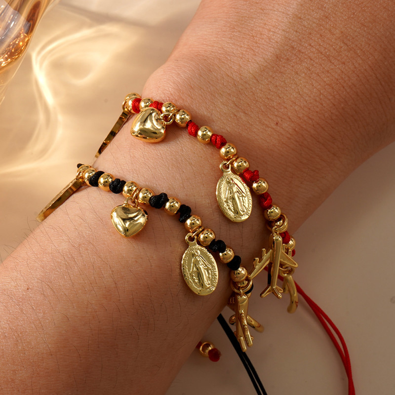 New Handmade Woven Bohemian Style Bracelet Rope Light Luxury Niche Summer Mix and Match Layered Bracelet for Women Simple