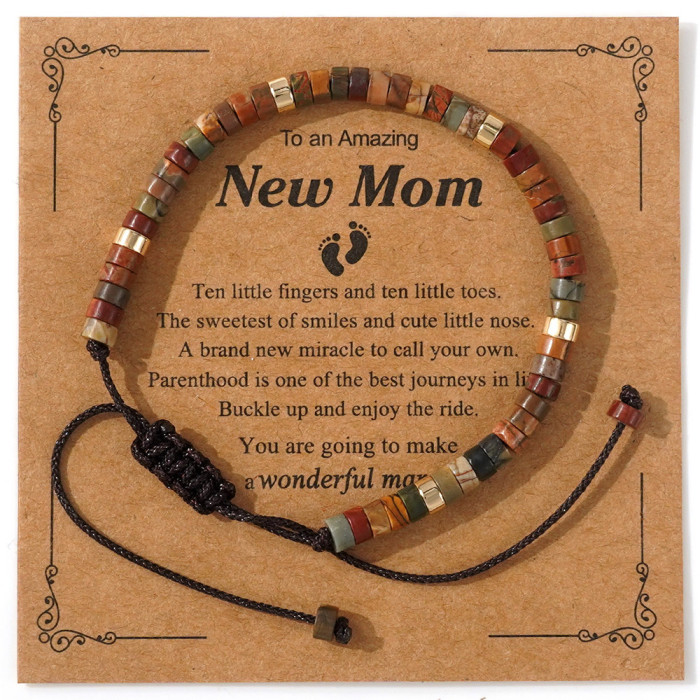 Handmade Woven Bracelet for Women, High-End Feel, Sports Outdoor Fashion, Natural Stone Bracelet, Commemorative Hand Rope Gift