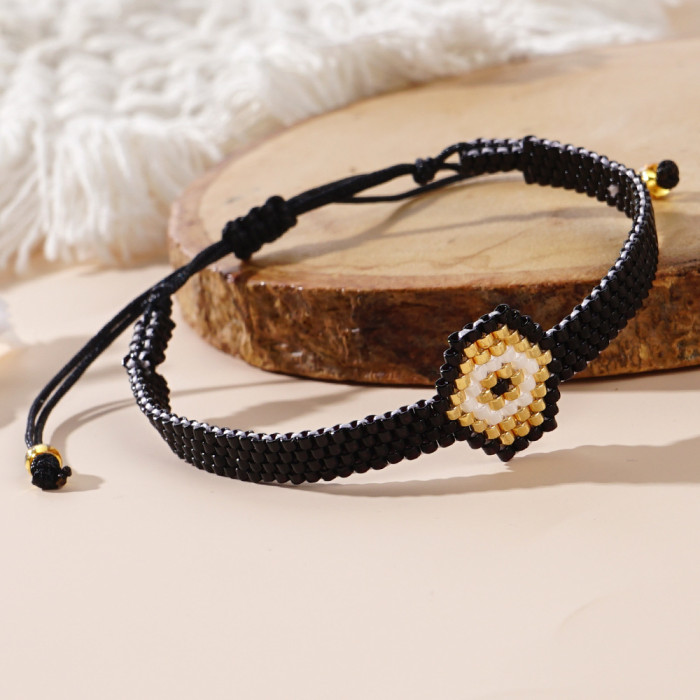 Bohemian Ethnic Style Original Design Miyuki Bracelet Vintage Ethnic Style Geometric Adjustable Bracelet Wholesale