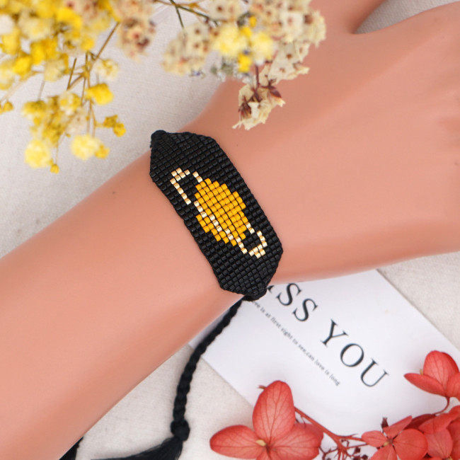 Simple Hot-Selling Crown Geometric Pattern Miyuki Bracelet Bohemian New Beaded Bracelet for Women