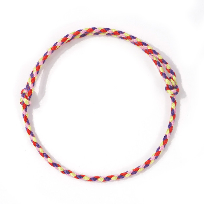 Hot-Selling Fashion Versatile Four-Color Casual Style Bracelet New Hand-Woven Simple Couple Bracelet Wholesale