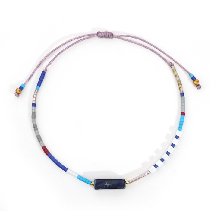 Miyuki Small Bracelet Simple Bohemian Style Colorful Friendship Bracelet Natural Stone Beads Hot Item