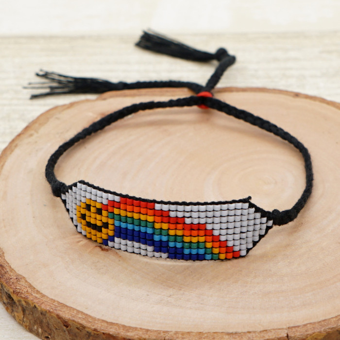 2025 Foreign Trade Cross-Border New Rainbow Bracelet Unique Fashion Commuting Versatile Bracelet Jewelry Holiday Gift