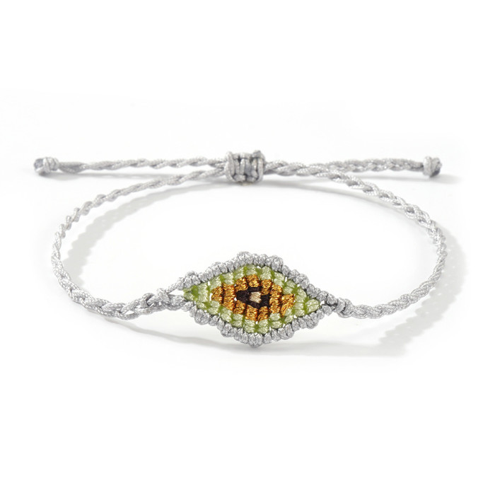 New Multi-Color Rope Hand-Woven Adjustable Evil Eye Bracelet Fashion Versatile Hot Sale