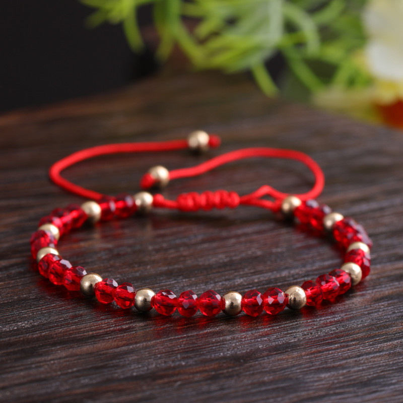 2025 New Crystal Bracelet for Women, Exclusively for Cross-Border, Handmade Woven Beaded Bracelet, Gift, Commemorative, Stall Bracelet