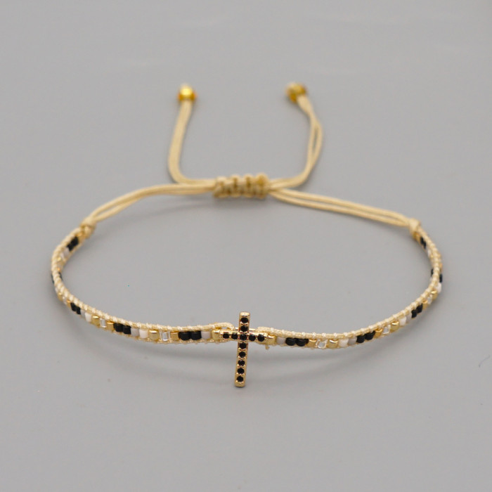 Brilliant Hip-Hop Style Colorful Gemstone Bracelet Micro-Inlaid Rainbow Zirconia Sparkling Diamond Clasp Bracelet Gold Australian Factory Direct Sale Jewelry