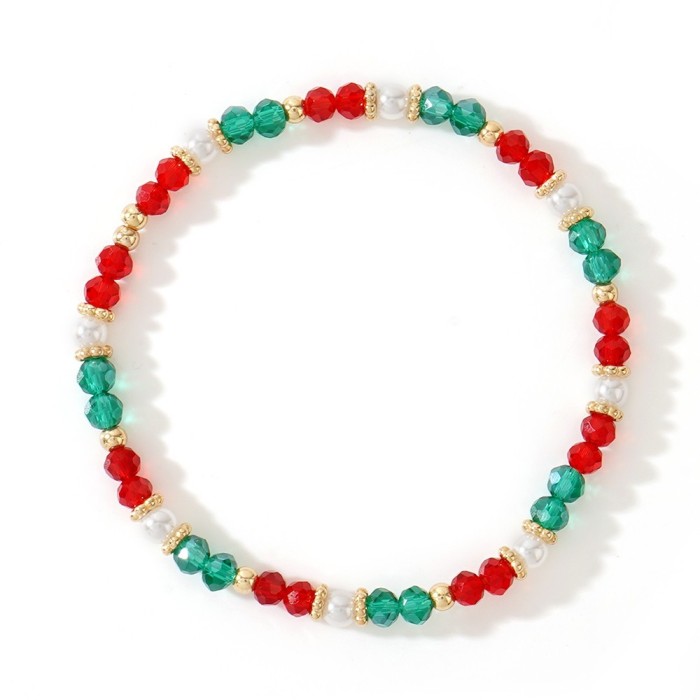 2025 Zodiac Year Lucky Red String Bracelet Stackable DIY Handmade Woven Beaded Bracelet Eye Bead Couple Bracelet