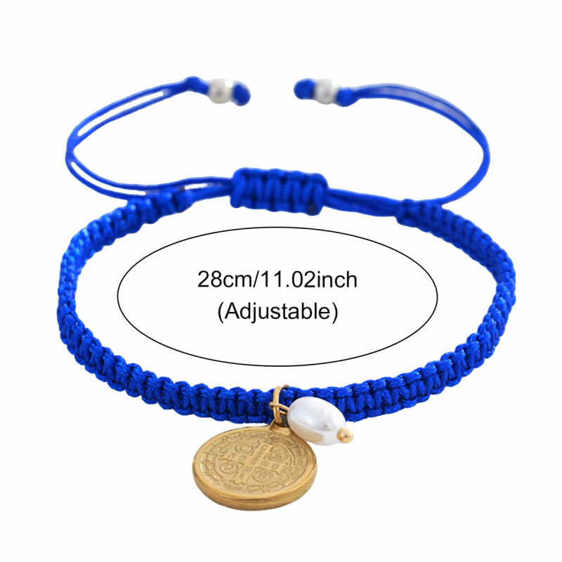 Cross-Border European and American New Style Bracelet for Girls Hand-Woven Friendship Rope Casual Surf Style Fashionable Versatile Essential