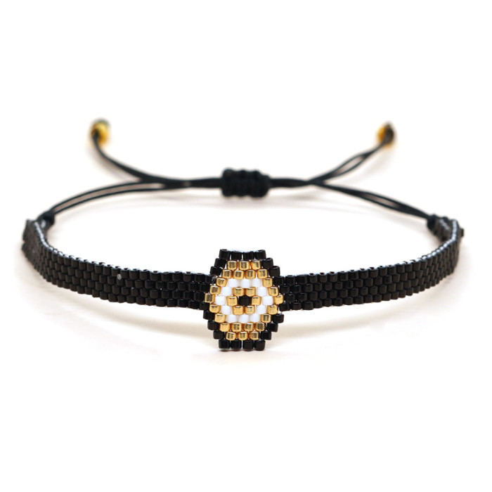 Bohemian Ethnic Style Original Design Miyuki Bracelet Vintage Ethnic Style Geometric Adjustable Bracelet Wholesale