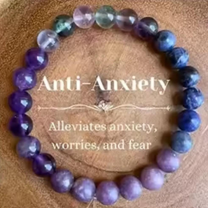 Pure Natural Semi-Precious Stone Men's European and American Cross-Border Hot-Selling Bohemian Retro Style Bracelet Beaded Jewelry