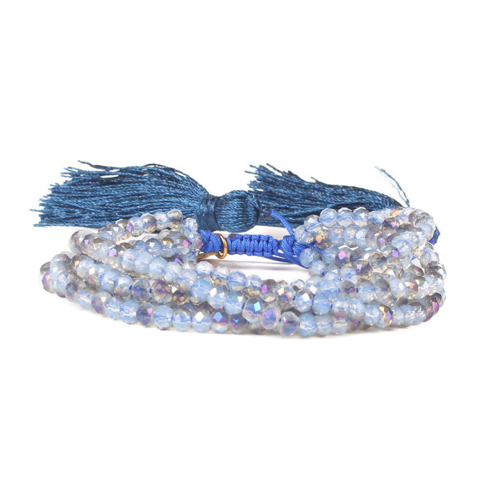 Bohemian Style Trendy New Fashion Crystal Tassel Jewelry Wholesale Friendship Bracelet