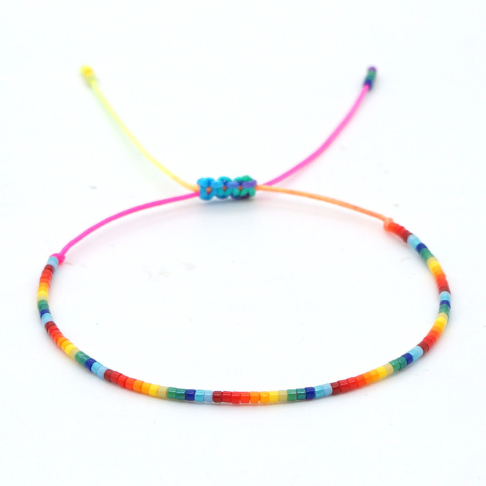 New Anklet Women's Shell Anklet Colorful Beaded Anklet Simple Personality Trendy New Style