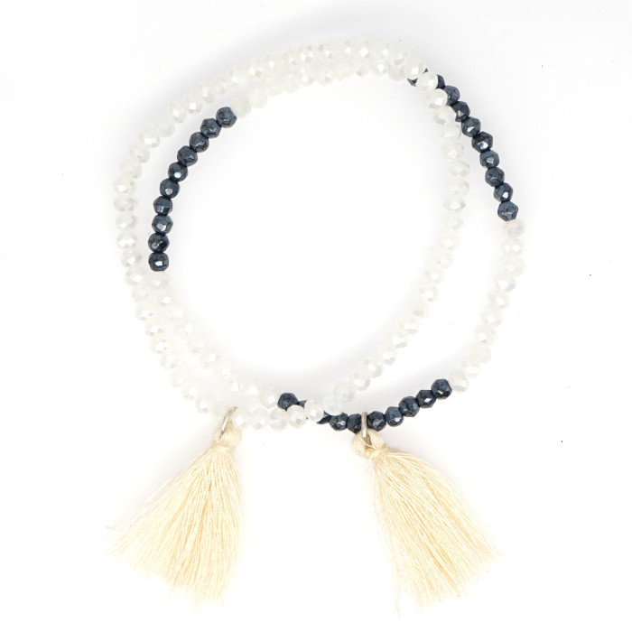 Bohemian Style Trendy New Fashion Crystal Tassel Jewelry Wholesale Friendship Bracelet
