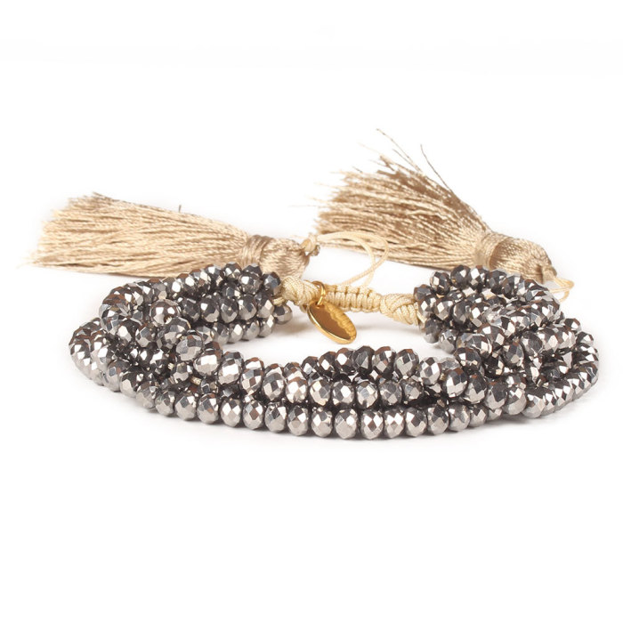 Bohemian Style Trendy New Fashion Crystal Tassel Jewelry Wholesale Friendship Bracelet