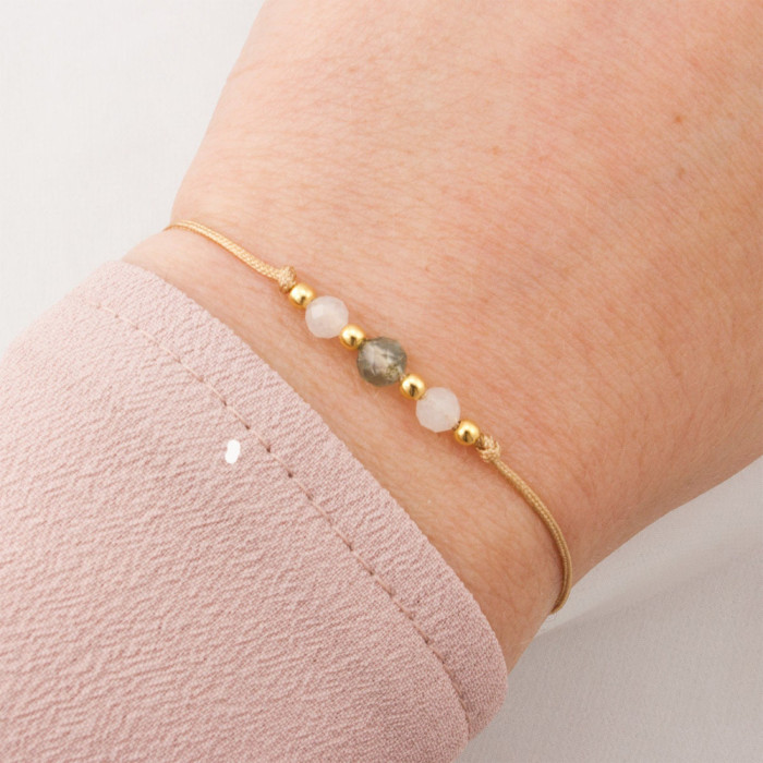 Summer Fashion Commuting Natural Stone Bracelet for Women Simple Trendy Couple Gift Commemorative Jewelry Night Market Stall Bracelet