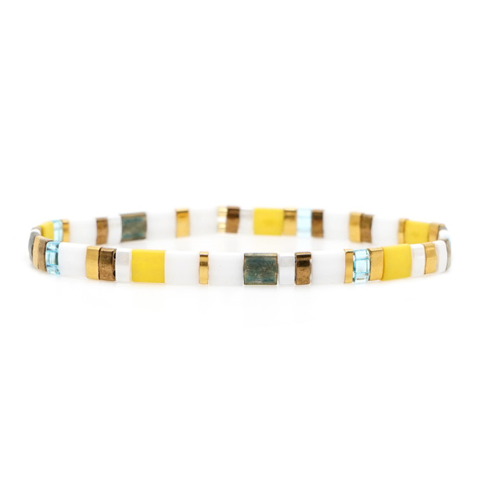 25 Years New European and American Bohemian Retro Beach Summer Factory Direct Tila Beaded Jewelry Bracelet