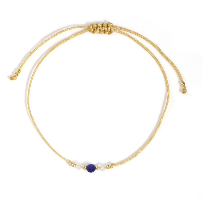 Summer Fashion Commuting Natural Stone Bracelet for Women Simple Trendy Couple Gift Commemorative Jewelry Night Market Stall Bracelet