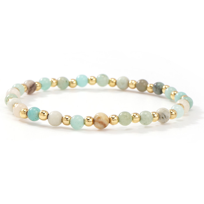 Amazon Hot-Selling Retro Beaded Bracelet Four-Piece Set Personality Versatile Exquisite Bracelet for Women