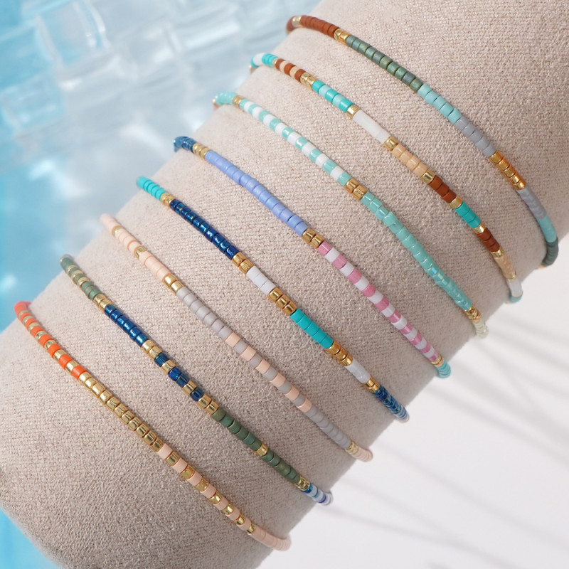 European and American Cross-Border High-End Feel Frisbee Beaded Colorful Natural Stone Necklace for Women Fashionable Light Luxury Versatile Collarbone Chain Choker