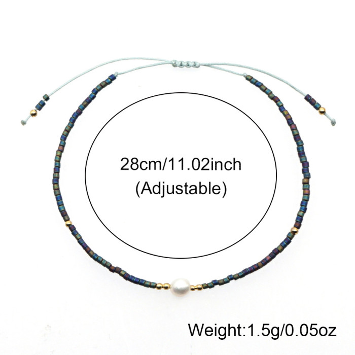 Hot-Selling Pearl Bracelet Simple Commuting Couple Gift Hand Jewelry Niche High-End Adjustable Bracelet Wholesale