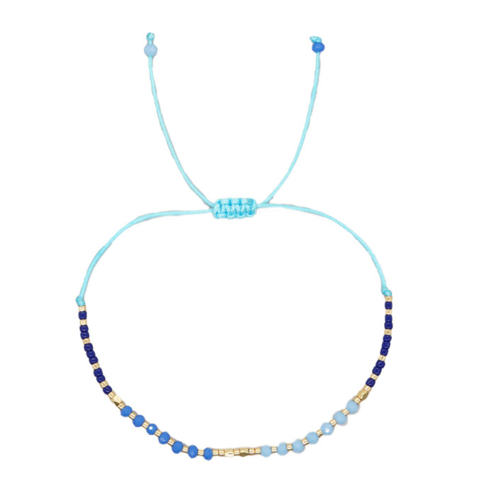 Summer Hot-Selling Crystal Bracelet for Women Beaded Bracelet Simple Niche Student Party Layered INS Style Bestseller...