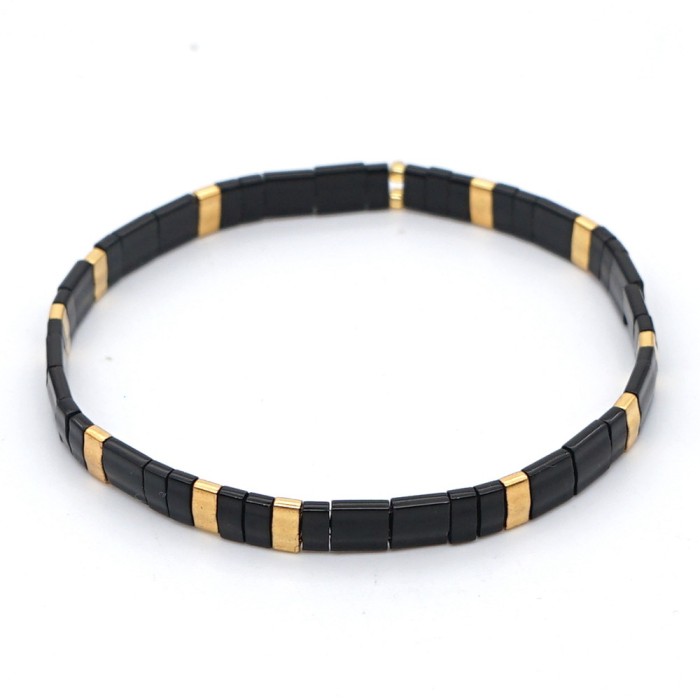 Ins Bohemian Style Creative Handmade Jewelry Niche Design Hot-Selling Tila Bead Handmade Beaded Bracelet
