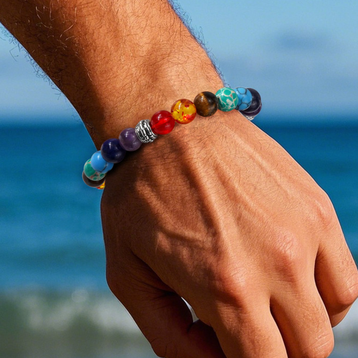 Bohemian Style Beaded Bracelet Vintage Beaded Yoga Healing Jewelry Stall/Accessory Store Stock Source
