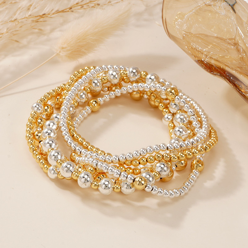 New Hot-Selling Fashion Six-Piece Bracelet Set for Women, Layered Style, Multiple Styles for Easy Matching