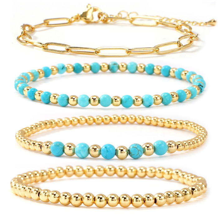 Bohemian Style Niche Bracelet for Women Titanium Steel Non-Fading Design Durable Light Luxury Texture Versatile Hand...