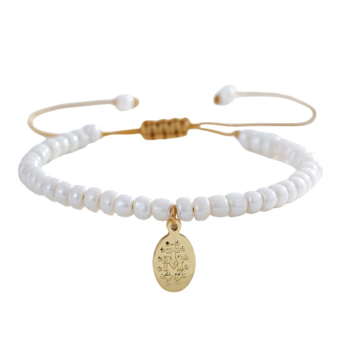 Niche Design Stainless Steel Four-Pointed Star Pendant Bracelet Domestic Beads Matching Simple Elegant Bracelet
