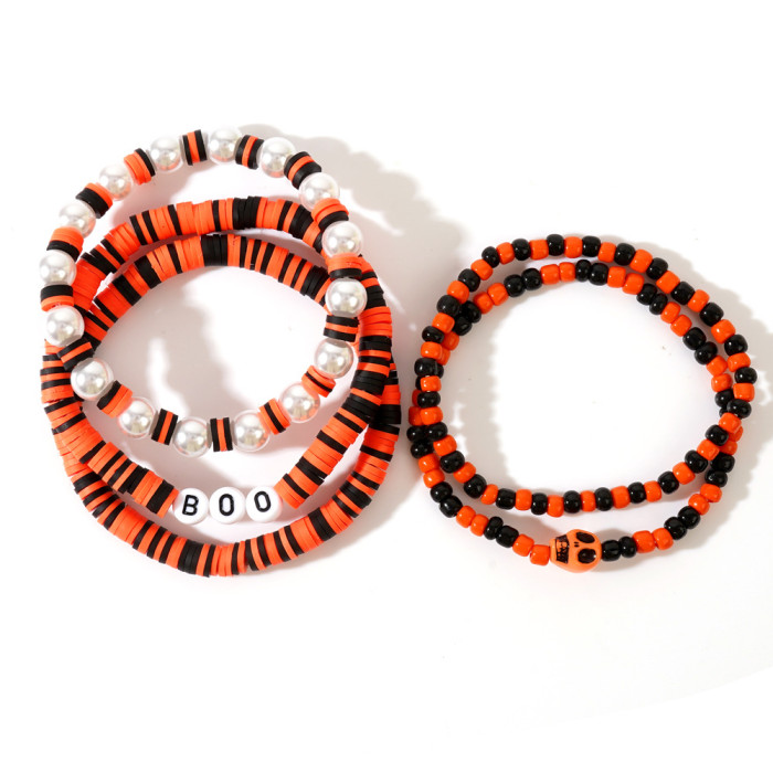 Hot Selling Ins Graduation Season BOO Letter Beaded Bracelet Personalized Color Matching Hot Selling Manufacturer Who...