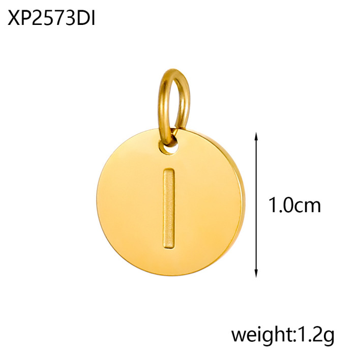 Hot Selling Stainless Steel Letter Accessories A-Z Initial Pendant Handmade DIY Letter Accessories Jewelry Wholesale,...