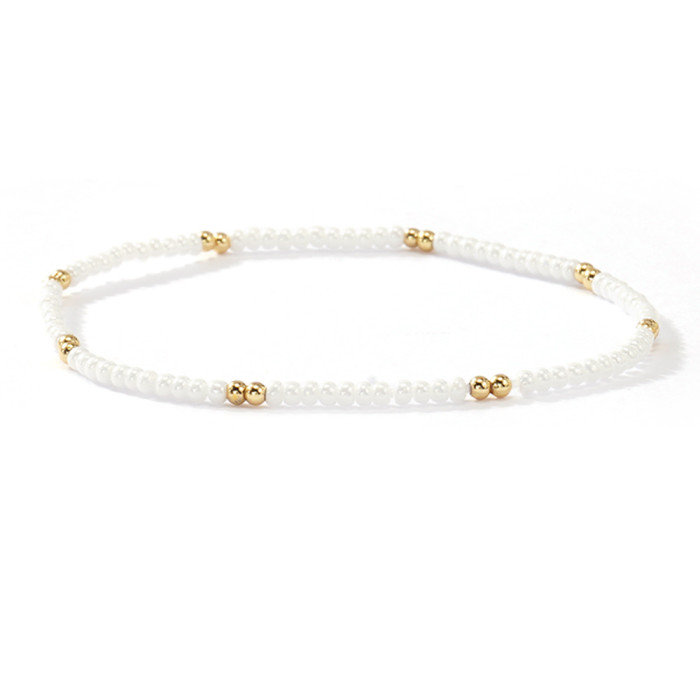 Hot-Selling Fashion Light Luxury Multi-Layer Stacked Bracelet for Women Imitation Pearl Crystal Beaded Handmade Jewel...