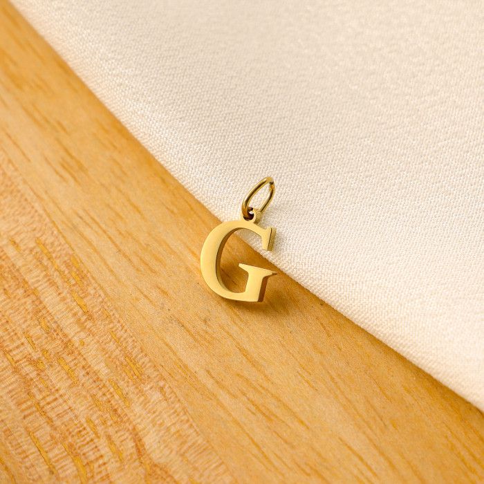 Amazon Hot-Selling Trendy Fashion Niche Light Luxury Versatile DIY Letter Pendant Daily Matching Accessories Wholesal...