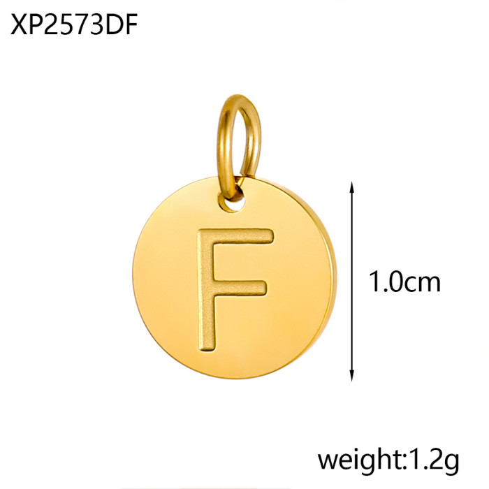 Hot Selling Stainless Steel Letter Accessories A-Z Initial Pendant Handmade DIY Letter Accessories Jewelry Wholesale,...