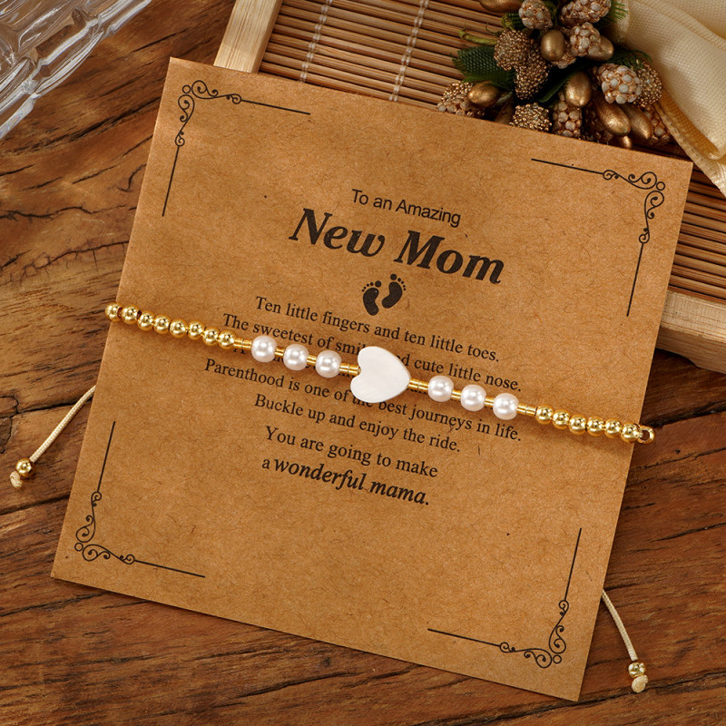 Amazon Hot-Selling Bohemian Style Handmade Braided Bracelet for Women, Niche High-End Original Shell Bracelet