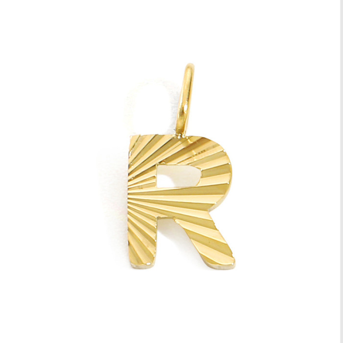 Hot-Selling New 26 English Alphabet Pendants Personalized Stainless Steel Letter Jewelry Accessories Wholesale, Neckl...