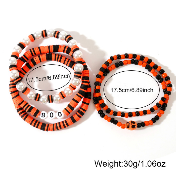 Hot Selling Ins Graduation Season BOO Letter Beaded Bracelet Personalized Color Matching Hot Selling Manufacturer Who...