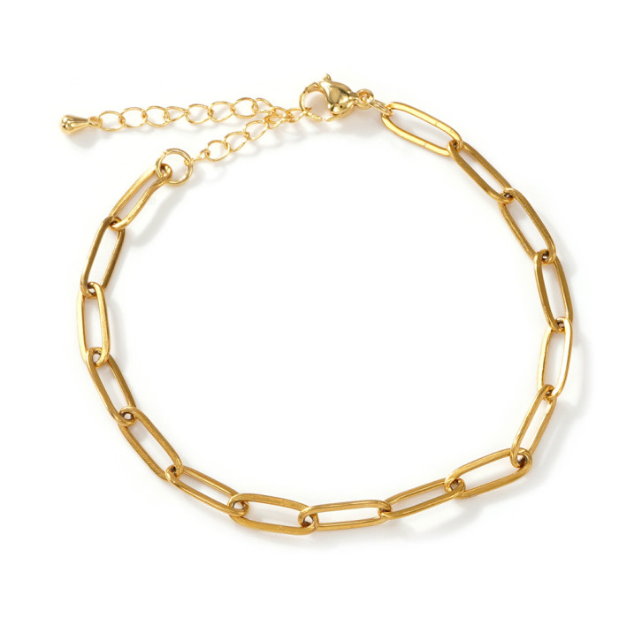 European and American Cross-Border Simple Style Layered Bracelet for Women with Crystal Imitation Pearl Beads and Gold Chain Fashionable High-End Jewelry