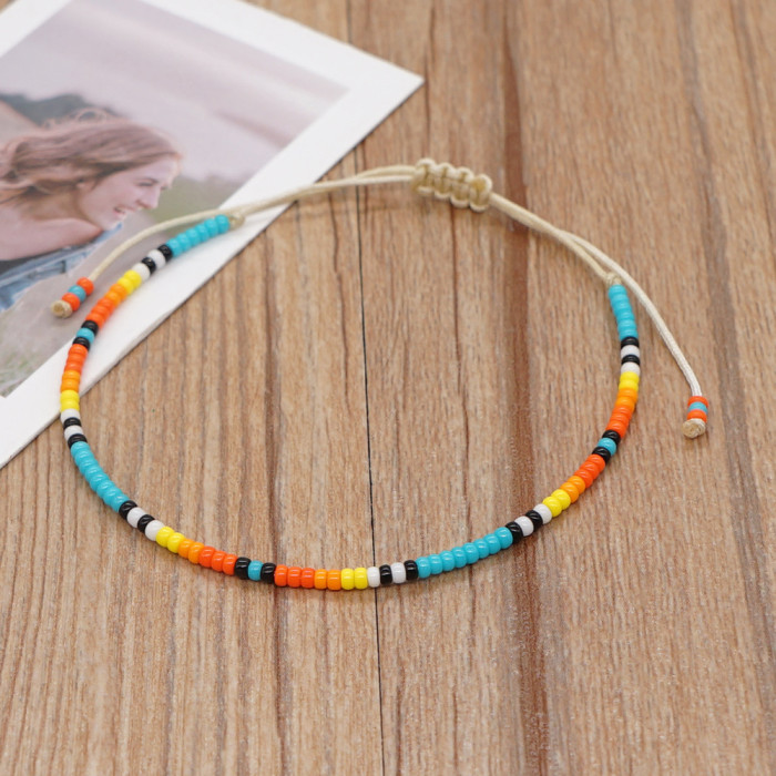 Vintage Bohemian Ethnic Style Natural Stone Beaded Necklace High-end Splicing Cultured Pearl Bracelet