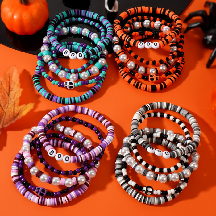 Hot Selling Ins Graduation Season BOO Letter Beaded Bracelet Personalized Color Matching Hot Selling Manufacturer Who...