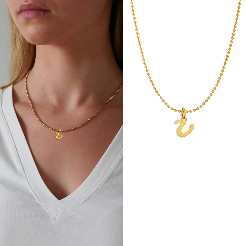 European and American Cross-Border Hot-Selling New 26 English Letters Personalized Ins Style Stainless Steel Letter Accessories Jewelry Wholesale