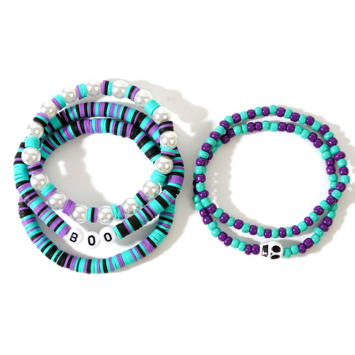 Hot Selling Ins Graduation Season BOO Letter Beaded Bracelet Personalized Color Matching Hot Selling Manufacturer Who...