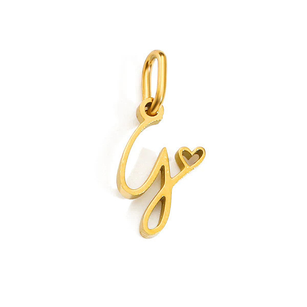 Fashion Simple Exquisite Compact 26 English Round Letters Titanium Steel Accessories Daily Matching Jewelry Ins Style