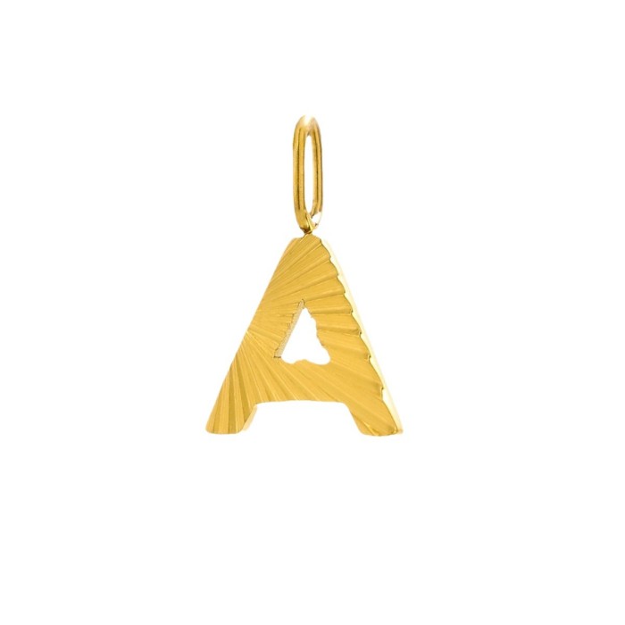 Hot-Selling New 26 English Alphabet Pendants Personalized Stainless Steel Letter Jewelry Accessories Wholesale, Neckl...